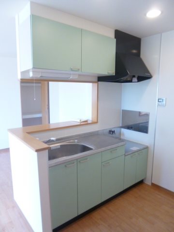 キッチン　室内写真は別部屋です