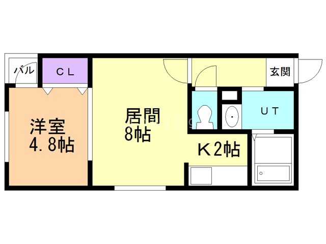 ラージヒル中の島の間取り