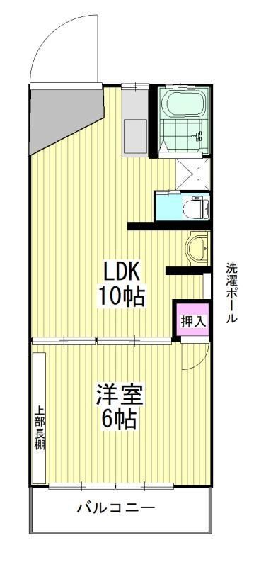 東大和市狭山のアパートの間取り