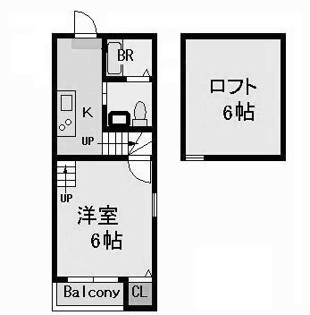 グランコンフォール米野IVの間取り