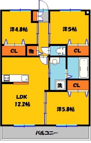 Y&MウエストIIの間取り