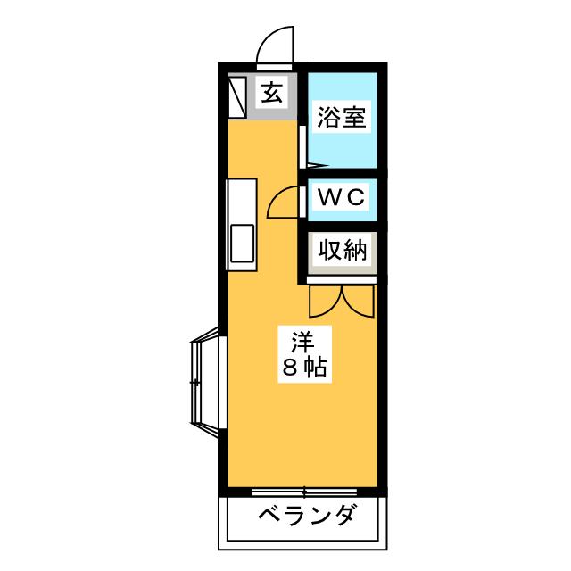 シャンポール森山の間取り