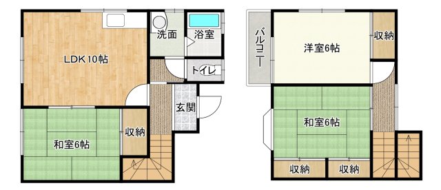 テラスハウス本郷の間取り