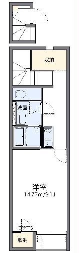 【レオネクストハッピークローバーの間取り】