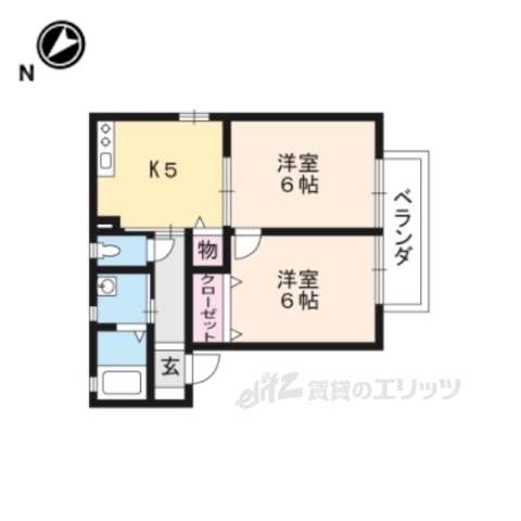 シャーメゾンリーリエＡ棟の間取り