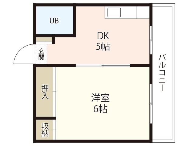 広島市西区楠木町のマンションの間取り