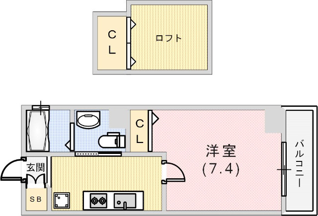 アルファレガロ兵庫の間取り