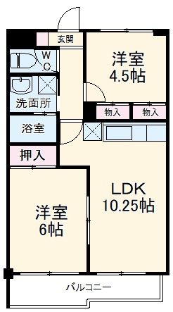 グランドール大幸IIの間取り