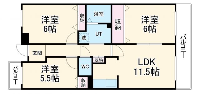 パークサイド津島の間取り