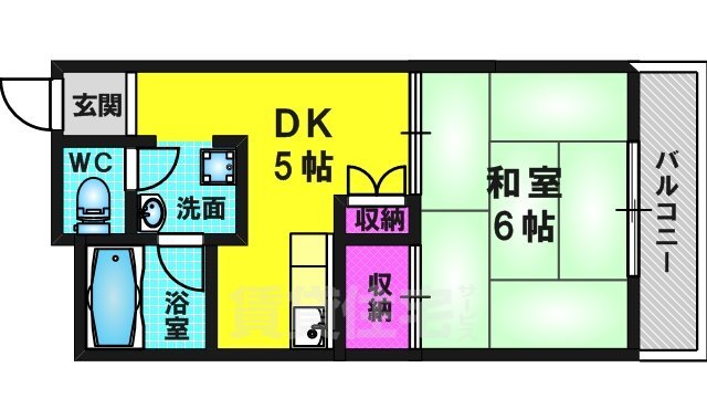 【坪内マンションの間取り】