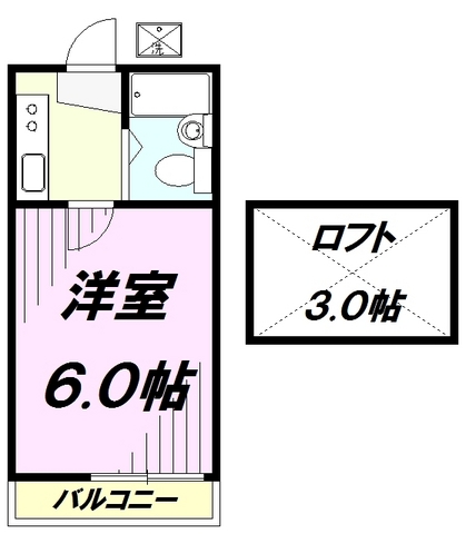 モナークハイムの間取り