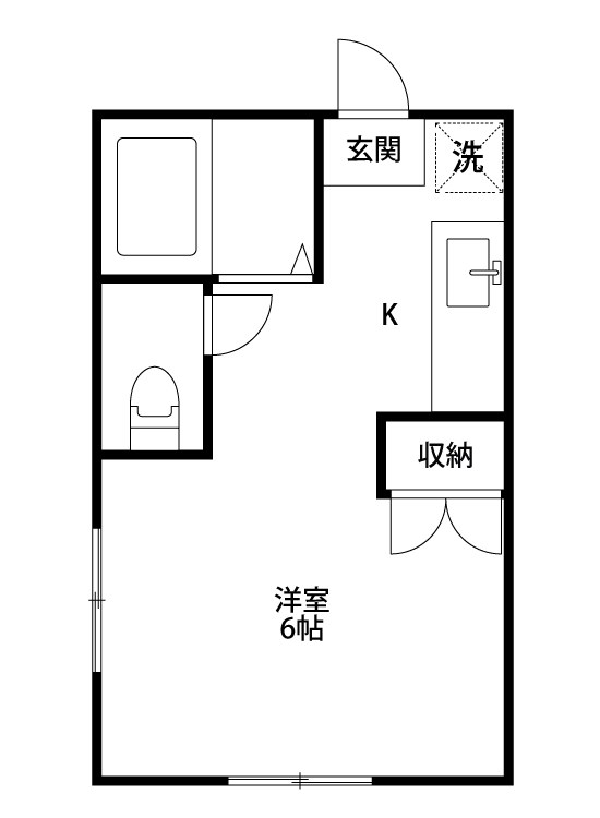 ブランドールIの間取り