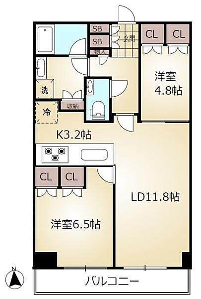 ザ・パークハウス新宿タワーの間取り