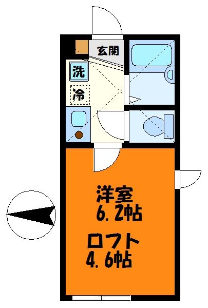 ルシェリア新丸子の間取り