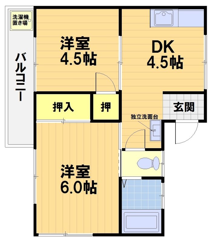 メゾン朝月の間取り