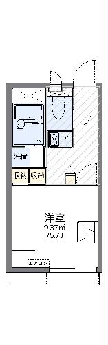 レオパレスイーストの間取り