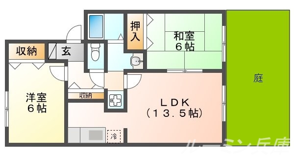 メルベーユの間取り