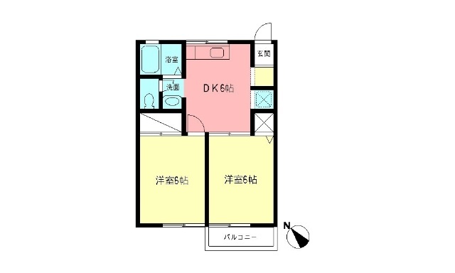 サングレースコーポの間取り