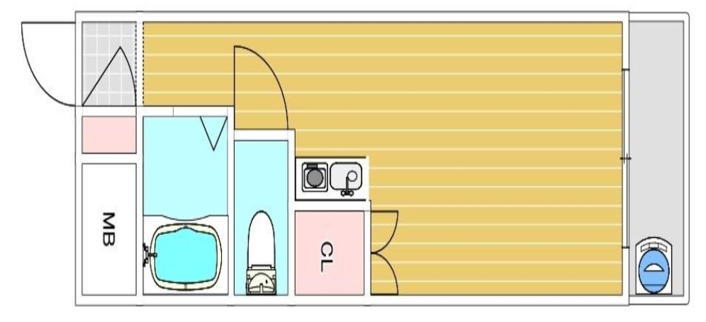 ロイヤルプラザ88の間取り