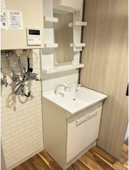 洗面設備　シャワードレッサー付きです！