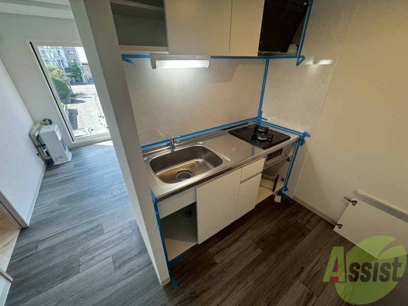 キッチン　キッチンはスペースも広々していて使いやすそうですよ！