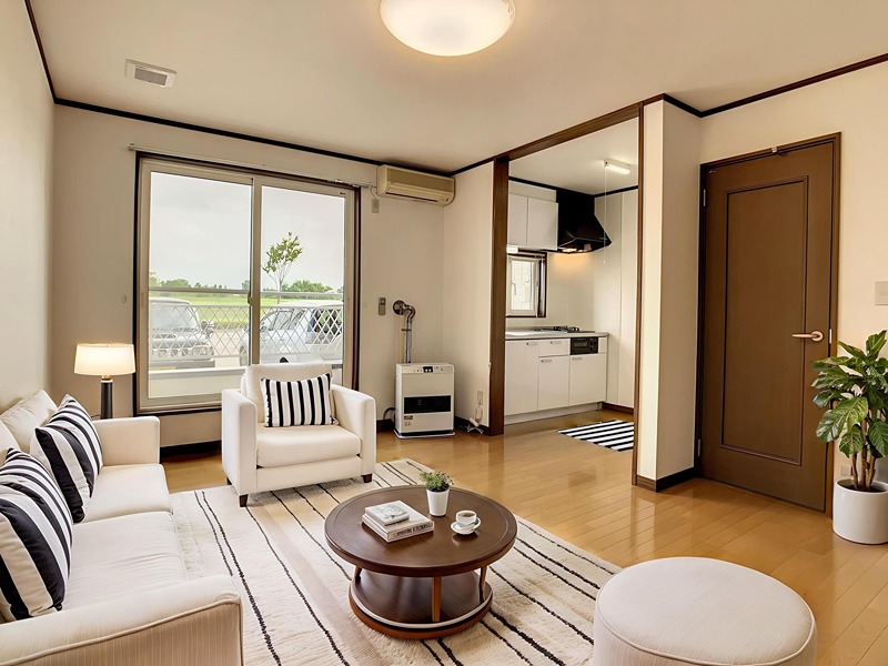 居室・リビング　本画像はCGで作成しており実際に現地に家具は置かれてません。