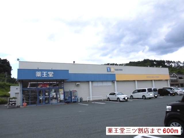 ドラックストア　薬王堂三ツ割店（ドラッグストア）まで600m