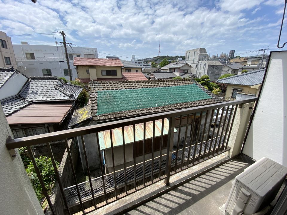 バルコニー　南向きのお部屋です