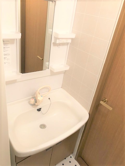 洗面設備　広い洗面スペース