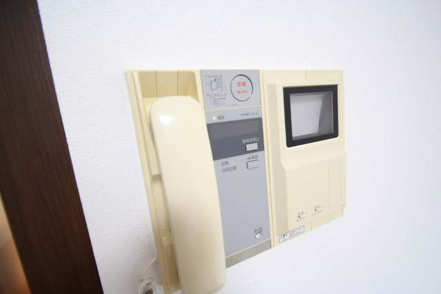 セキュリティ　モニター付きで安心です