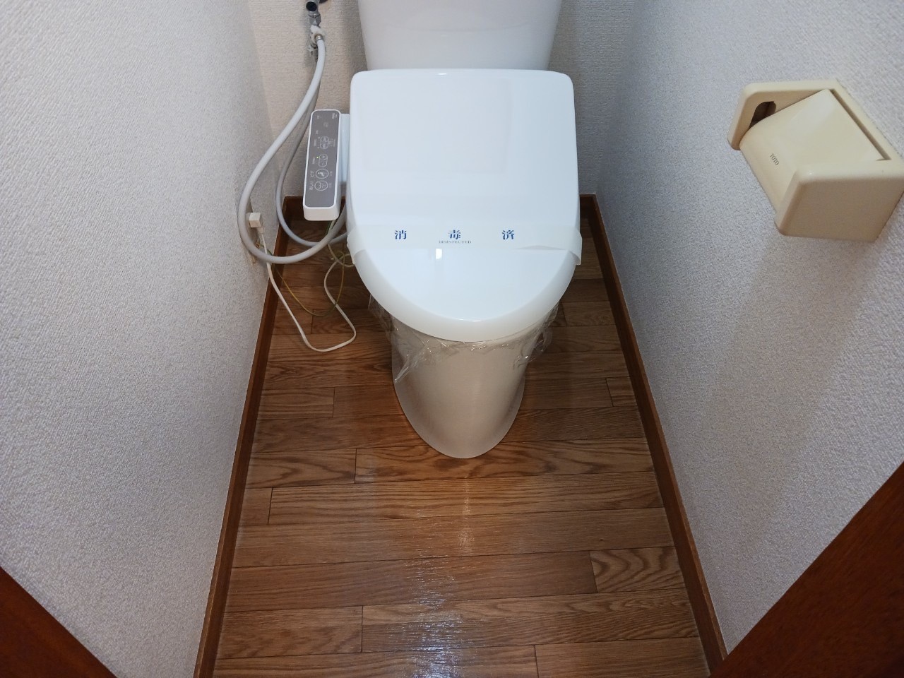 トイレ　トイレを新しくしました