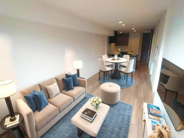 居室・リビング　CG家具の為、実際に家具の設置はありません。