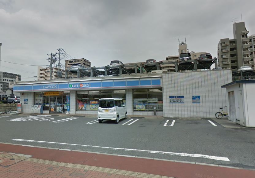 コンビニ　ローソン 戸畑千防一丁目店（コンビニ）まで255m