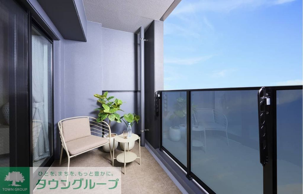 バルコニー　モデルルーム見学可能