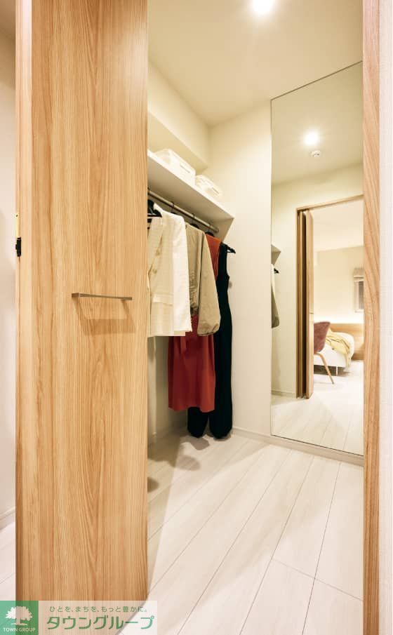 収納　モデルルーム見学可能