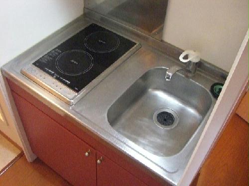 キッチン　シングルレバー設置