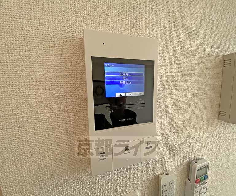 セキュリティ　来客確認ができます。