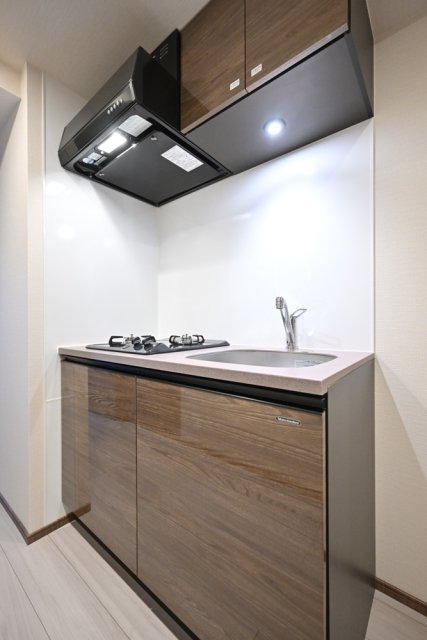 キッチン　システムキッチン（2口ガスコンロ）