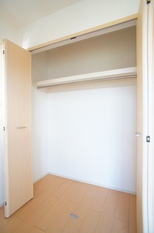 収納　たっぷりとした収納スペースです