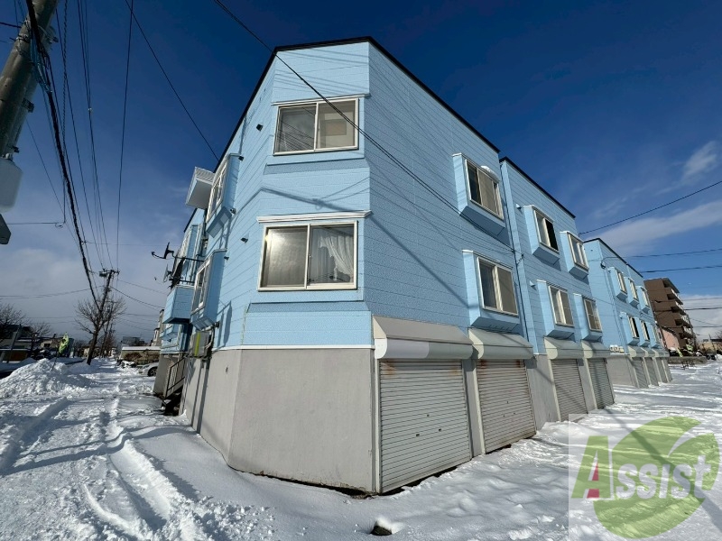 建物外観　札幌市北区百合が原「百合が原アベニューＡ棟」