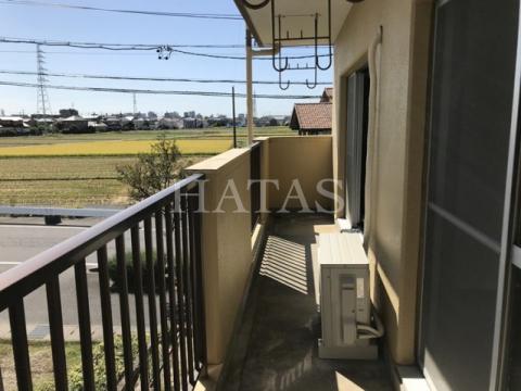 バルコニー　同物件別部屋です。