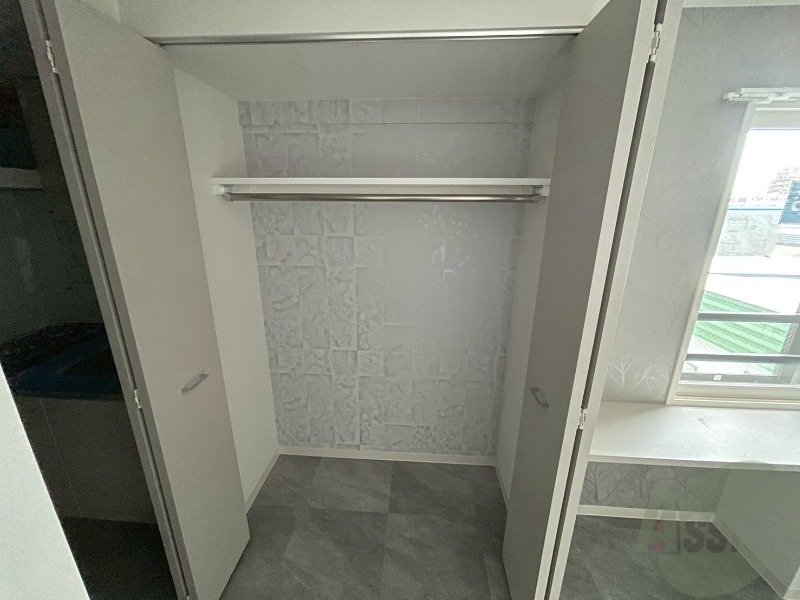 収納　洋室にはクローゼットがあるのですっきり片付きそうです。