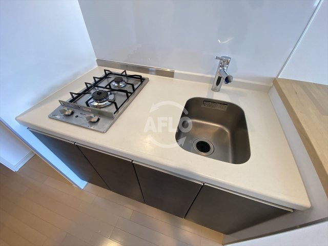 キッチン　アーバネックス北浜　2口ガスシステムキッチン