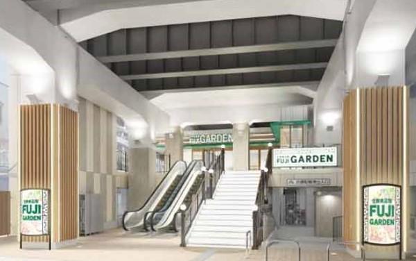 スーパー　富士ガーデン二子新地駅前店（スーパー）まで382m