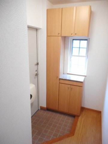 玄関　明るい玄関です