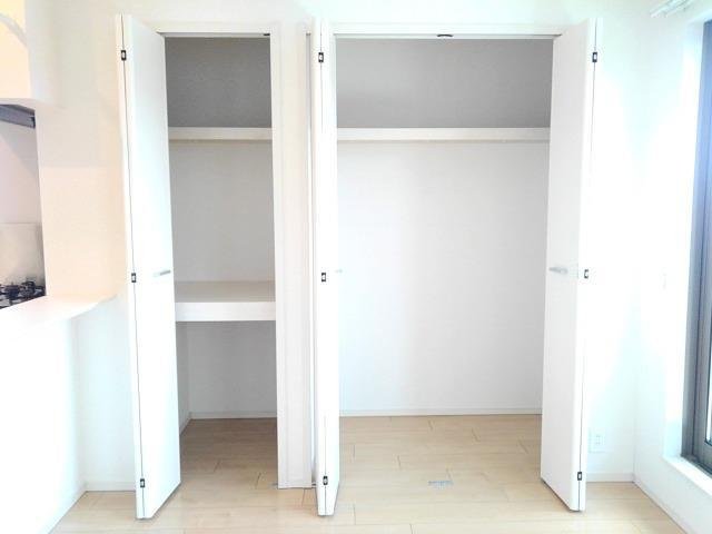 収納　ちょっとした収納スペースも充実しています