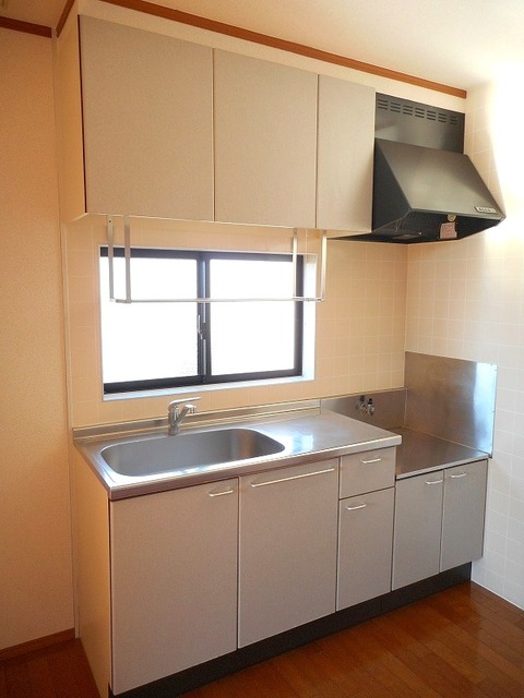 キッチン　2口ガスコンロ設置可