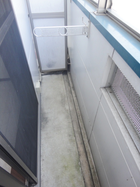 バルコニー　落ち着いた時間を過ごせるバルコニーです