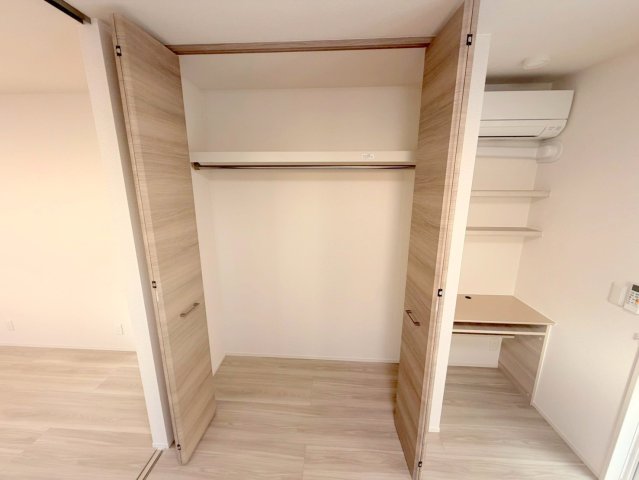 収納　しっかり収納スペースも確保。使いやすいお部屋です。