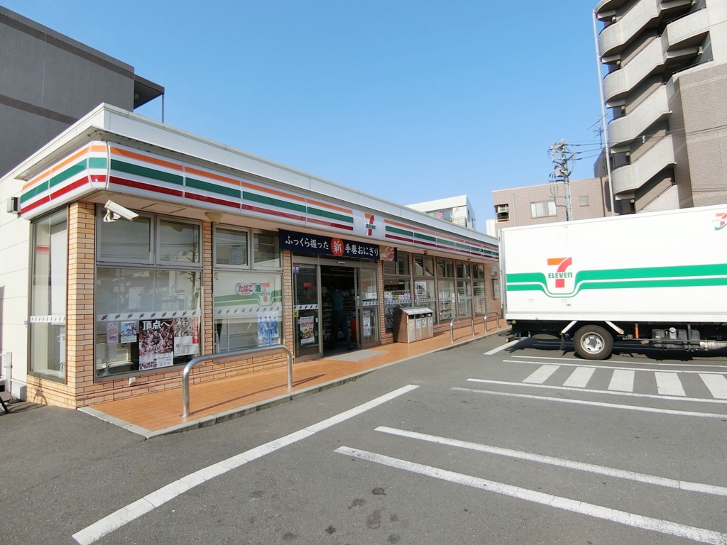 コンビニ　セブンイレブン川崎下小田中店（コンビニ）まで140m